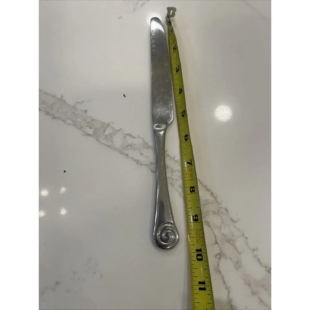 Robert Welch Helmick Glossy Korea‎ ammonite 18/10 stainless Dinner Knife